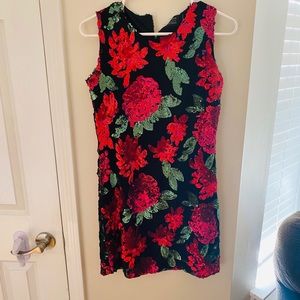 Press Dress💕 floral sequin